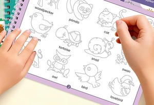 Cahier de traçage réutilisable pour enfants, cahier d'écriture avec modèles de dessin, cahier d'écriture rainuré - Product Image 6