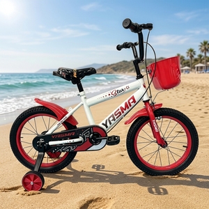 UNIQUEMENT B2B - Prix Abordable - Vélo Rouge d'Usine pour Enfants de 2 à 10 Ans (12-16-20 Pouces) - Idéal comme Cadeau pour Garçon - Product Image 1