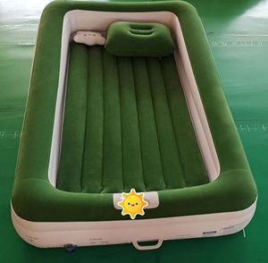 <span class=keywords><strong>Lit</strong></span> gonflable portable pour enfants, <span class=keywords><strong>lit</strong></span> de voyage gonflable pour tout-petit avec pare-chocs de sécurité <span class=keywords><strong>surélevé</strong></span>, nouvelle collection - Product Image 2