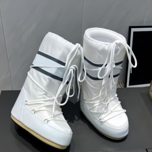 Bottes d'hiver élégantes, bottes à plateforme de haute qualité, bottes chaudes, bottes de luxe pour homme et femme, bottes de marche - Product Image 1