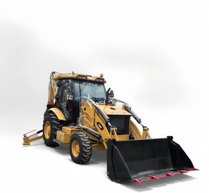 Chargeuse-pelleteuse d'occasion CAT 428F sur roues, origine Japon, moteur, boîte de vitesses, pompe, excellentes performances, 0-2000 heures de fonctionnement - Product Image 1