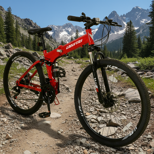 Venta al por Mayor OEM Bicicleta de Montaña Plegable con Suspensión Completa de 24 y 26 Pulgadas Barata para Hombres/Adultos - Product Image 4