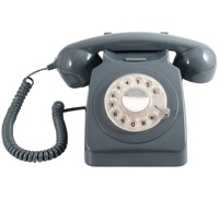 Téléphone filaire de bureau rétro antique ECG-R01 avec cadran