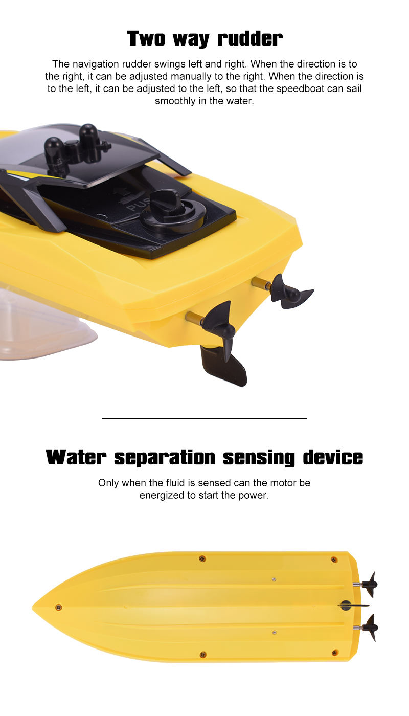 HOT TKKJ H116 Mini RC Boat Ship 1:47 3CH 50M Long Control Distance  Mini RTR 20mins Play Time Children's Water Kids Toys