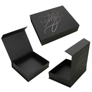 2024 Custom Large Luxury Rigid Cardboard Foldable Gift Box Magnetic Folding Design Embossing Recycled Materials for Weddings - Product Image 2