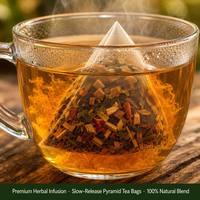 Thé Essiac, formule originale à 4 herbes, racine de bardane, sorrel, orme glissant, rhubarbe de Turquie, thé aux herbes pour soutenir l'immunité, 50 sachets de 3g