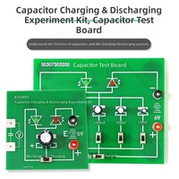 Testeur de charge et de décharge de condensateurs en plastique B303804, matériel pédagogique, aides expérimentales, physique du secondaire, électricité