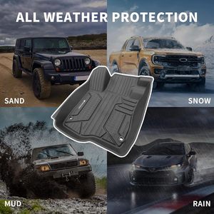 Alfombrillas de Coche EKR Personalizadas de Lujo, Impermeables, de Material TPE 3D, con Protección para Todas las Estaciones, para CR-V, Juego Completo de 4 Piezas - Product Image 2