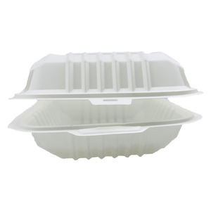 Caja de <span class=keywords><strong>pl</strong></span>ástico desechable con tapa, cajas de almuerzo con tapa Degradable, respetuosas con el medio ambiente - Product Image 3