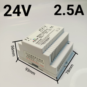DR-60-24 Din Rail Industrial Control 60W <strong>2</strong>.5A Single <strong>Output</strong> Switching <strong>Power</strong> <strong>Supply</strong> 24VDC 110V <strong>Input</strong> with 24V <strong>Output</strong> - Product Image 4