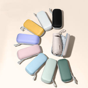 Portatile su misura Mini 6K ombrello pieghevole da donna Capsule Pocket Hike colorato viaggio all'aperto regalo ombrello con custodia per le ragazze - Product Image 1