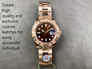 Correa de Reloj de Acero Inoxidable y Chapado en Oro, Color Azul Hielo, Superresistente, para Reloj Mecánico de Hombre - Product Image 6