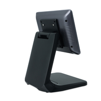 Kios Layar Sentuh Monitor Android Berbahan Aluminium Alloy 10 13 15 Inch All in One Pos Terminal dengan Stand Desktop Opsional