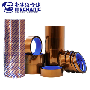 Mécanicien Ruban résistant aux hautes températures Polyimide Autocollant Téléphone PCB Circuit imprimé Batterie Wrap Protection Réparation Isoler Outil - Product Image 1