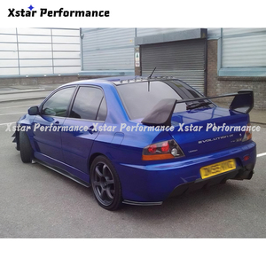 Minigonne laterali in fibra di carbonio stile Damd Underboard per mitMitsubishi Lancer Evolution Evo 7 8 9 - Product Image 2