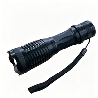 Linterna IR de Aluminio con Zoom E6, 850nm 940nm, para LED de 5W, IP65 Impermeable, Recargable 18650, Infrarroja, Roja, para Camping y Visión Nocturna