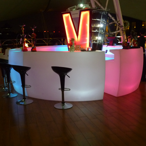 Muebles LED portátiles modernos para interior y exterior, altura de mostrador de <span class=keywords><strong>Bar</strong></span> para restaurantes, hoteles, fiestas, clubes, mesas de <span class=keywords><strong>bar</strong></span> modulares - Product Image 3