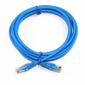 Kabel Ethernet 1.5M, RJ45 UTP Cat6 Patch Lead 24AWG Kabel Komunikasi Tembaga Murni Cat6 UTP Kabel Patch