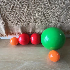 Toprate 4 pulgadas Franklin Method <span class=keywords><strong>Pilates</strong></span> Yoga Ball Soft PVC inflable varios colores <span class=keywords><strong>para</strong></span> entrenamiento de equilibrio rehabilitación suelo pélvico - Product Image 4