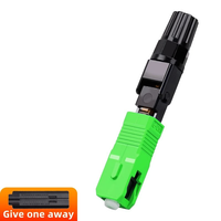 Conector SC UPC APC de Pre-Pulido Rápido OEM Azul Verde SC PC FTTH Equipo de Fibra Óptica de Montaje Rápido Reutilizable 04 SC
