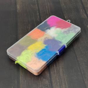 Boîte de doublage pour lapins de la série SNEDA, 10 ou 15 couleurs de fibres ultra-fines et douces pour des motifs de mouches nymphes et émergentes réalistes - Product Image 4
