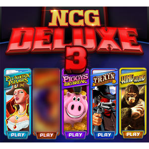 QIQU Store – Jeu de société populaire No Chance Games NCG Deluxe 3 multi-jeux 5 en 1, jeu de compétences Piggy's Big Break, plateau de jeu vertical - Product Image 2