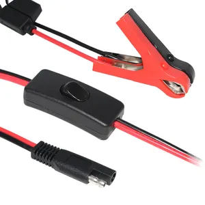 Car Cables Jumper Booster Extender Charging 24v Dc Power Alligator Clips Automotive Battery Cable Terminal