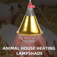 Lampe chauffante industrielle dorée pour animaux – Chauffe-nid réglable et anti-humidité pour l'élevage de volailles (approvisionnement en gros)