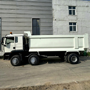 รถบรรทุกหนักมือสอง 6x4 รับน้ำหนัก 31-40 ตัน เครื่องยนต์ดีเซล Weichai มาตรฐานไอเสียยูโร 3 กระบะท้ายแบบมองเห็นสิ่งของได้ - Product Image 1