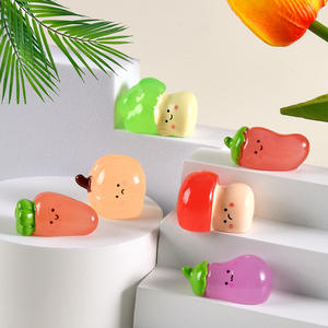 เครื่องประดับรูปอาหารผักภูมิทัศน์ขนาดเล็กสีสันสดใสน่ารักมีเสน่ห์ทำจากเรซินสำหรับตกแต่งรถยนต์แบบทำมือ - Product Image 2