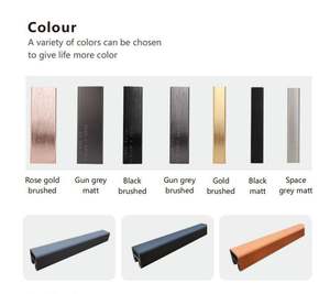 Instalação Fácil DIY, Corrimão de Alumínio, Guarda-Corpo de Vidro, Corrimão Superior, Cerca de Escada de Vidro, Amostra de Corrimão para Teste - Product Image 3