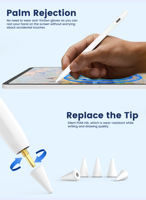 Stylet universel pour Android, iOS, Windows, crayon tactile pour iPad, Pencil Pro, Mini, Lenovo, Samsung Phone, Xiaomi, tablette