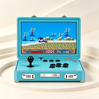 Mini console de jeu d'arcade pliable et portable, machine de jeu de combat d'arcade à brancher et à utiliser immédiatement pour la maison