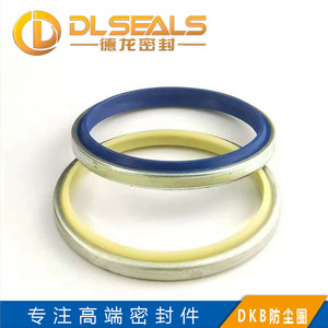 ซีลกันฝุ่น Dlseals Dkb โพลียูรีเทน พร้อมเปลือกเหล็กด้านนอก สำหรับกระบอกไฮดรอลิก ซีลรถยนต์ - Product Image 2