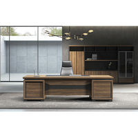 Mobilier de Salle De réunion En Bois Noir Table de Réunion pour 12 Personnes Table de Conférence