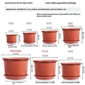 Suministros de jardinería baratos de fábrica Maceta de plástico <span class=keywords><strong>Macetas</strong></span> de plástico para plantas Bandeja de maceta de plástico - Product Image 3