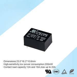 Sinetong BS6-5V 4 Pin Automotive <b>Relays</b> Normal Open High Load 16A 250VAC 30VDC <b>Relay</b> 12 Volt - Product Image 5