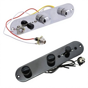 Circuit imprimé pour <span class=keywords><strong>guitare</strong></span> électrique TL Nickel, plaque de commande à 3 voies pour <span class=keywords><strong>Telecaster</strong></span>, complet avec prises, Chine - Product Image 1