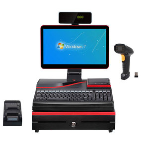 Système POS tout-en-un 15,6 pouces avec clavier, terminal POS, caisse enregistreuse pour magasin de proximité - Product Image 5