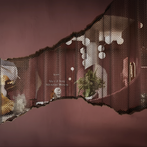 Système d'affichage mural pour salon artistique, étagères modulaires en acrylique pour produits capillaires et de manucure, couleur personnalisée - Product Image 1