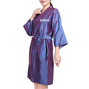 Robe de salon en polyester 2026, cape pour client, logo personnalisé, robes de coiffure, blouse pour <span class=keywords><strong>coiffeur</strong></span>, coupe de cheveux, coloration des cheveux - Product Image 4