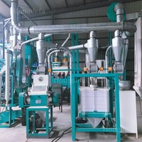 Machine à moudre le maïs 5T/24H pour l'Afrique |   Prix d'une petite usine de mouture de maïs