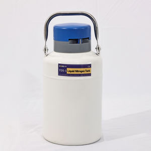 Récipient biologique <span class=keywords><strong>d</strong></span>'azote liquide <span class=keywords><strong>d</strong></span>'<span class=keywords><strong>insémination</strong></span> <span class=keywords><strong>artificielle</strong></span> en aluminium de laboratoire médical YDS-10-50 pour le sperme de chevaux de bétail bovin - Product Image 1