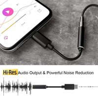 Adaptateur de câble jack audio auxiliaire de type C vers 3,5 mm 2 en 1 pour Samsung Galaxy/Huawei
