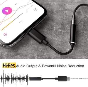 Adaptateur de câble <span class=keywords><strong>jack</strong></span> audio auxiliaire de type C vers 3,5 mm 2 en 1 pour Samsung Galaxy/Huawei - Product Image 3