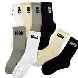 بالجملة عالية الجودة طاقم متماسكة الجوارب الرياضية القطنية لا موك مخصص شعار النص الخاص بك للتدريب الرياضي الجري - Product Image 4