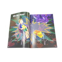 Cómic personalizado-Libro de cuentos colorido de tapa blanda con diseño personalizado
