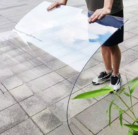 Tôle de polycarbonate PC pour puits de lumière, 8 mm, ignifuge, pour balcons