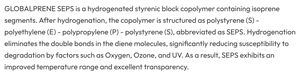 GlobalPrene Hot Melt Grade 8501U Engrosamiento Modificación Ungüentos/Aceites Sellador Resistencia al envejecimiento Alambre Plástico Materias primas - Product Image 3