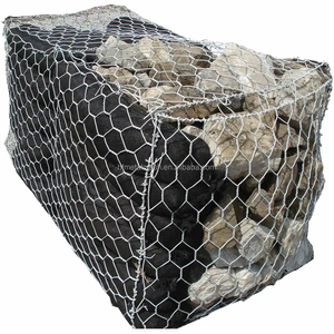 Gabion <b>Mesh</b> Hexagonal Plain Weave Woven <b>Wire</b> <b>Mesh</b> with Cutting & Bending Services for Riverbank Protection - Product Image 5